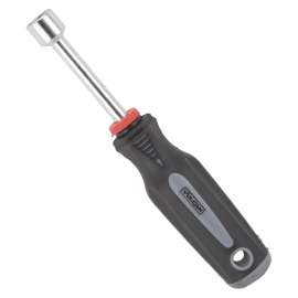 Vulcan MC-SD37 Nut Driver, 1/2 in Drive, 7 in OAL, Cushion-Grip Handle, 3 in L Shank, Magnetic Tip, PP & TPR Handle