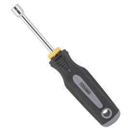 Vulcan MC-SD40 Nut Driver, 8 mm Drive, 7 in OAL, Cushion-Grip Handle, 3 in L Shank, Magnetic Tip, PP & TPR Handle
