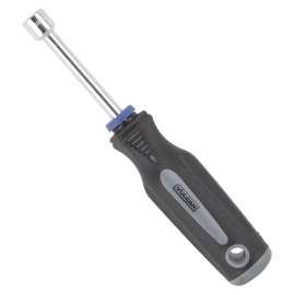 Vulcan MC-SD42 Nut Driver, 10 mm Drive, 7 in OAL, Cushion-Grip Handle, 3 in L Shank, Magnetic Tip, PP & TPR Handle