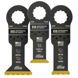 IMPERIAL BLADES SuperCut IBSCTV-3 Oscillating Blade, TiN Coated Bi-Metal