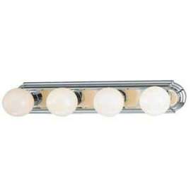 CANARM IVLBS14WH Vanity Light, 60 W, 4-Lamp, G Lamp, White Fixture