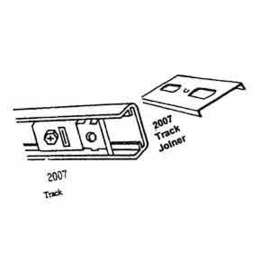 Renin 17034-07112-BW Door Track, Steel, 72 in L