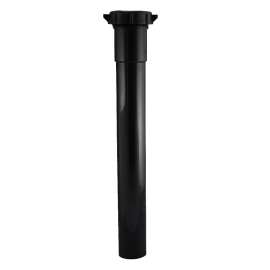 Plumb Pak PPC945B Pipe Extension Tube, 1-1/4 in, 12 in L, Slip-Joint, Plastic, Black