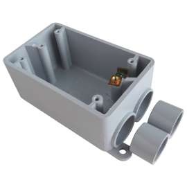 IPEX F 020657 SS Switch Box, 1 -Gang, PVC