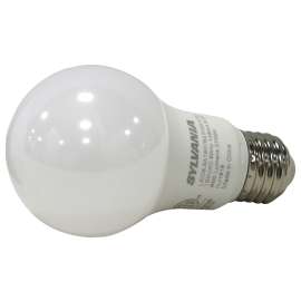 Sylvania 73886 LED Bulb, General Purpose, A19 Lamp, 60 W Equivalent, E26 Lamp Base, Frosted, Warm White Light