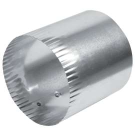 DUNDAS JAFINE FDC4XZW Duct Connector, 4 in Union, Aluminum