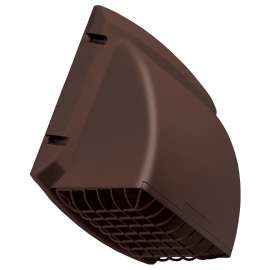 DUNDAS JAFINE ProVent PMC4BX Exhaust Cap, 4 in Duct, Polypropylene, Brown