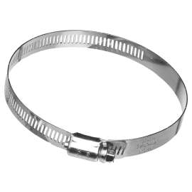 DUNDAS JAFINE MC3ZW Worm Gear Clamp, Clamping Range: 3 in, Galvanized Steel