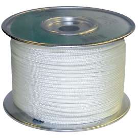 Laser 97232 Starter Cord, 9/64 in Dia, 200 ft L, Nylon, White