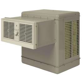 Champion-Essick WCM28 Evaporative Cooler, 4 gal Tank, 2-Speed, 115 V, 5.5 A, Cool Sand