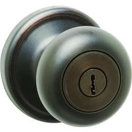 Kwikset Signature Series 740H11PSMTRCAL/RC Keyed Entry Knob, Metal, Venetian Bronze