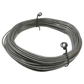 Acculink Fence & Wire Coil Bottom Wire, 100 ft L, Galvanized, Tensile