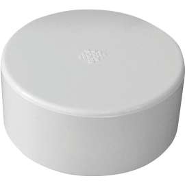 CANPLAS 414266BC Pipe Cap, 6 in, Hub, PVC, White