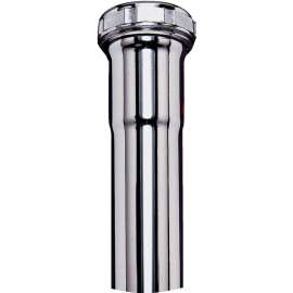 Plumb Pak PP12-6CP Pipe Extension Tube, 1-1/4 in, 6 in L, Slip-Joint, Brass, Chrome