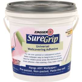 ZINSSER 2872 Wallcovering Adhesive Clear, Clear, 1 gal Can