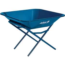 JACKSON 1MP Mortar Pan, 3 cu-ft Capacity, 29-1/2 in L, 29-1/2 in W, 7 in H, Steel, Blue