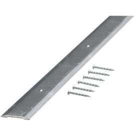 M-D 66225 Seam Binder, 72 in L, 1-1/4 in W, Smooth Surface, Aluminum, Polished
