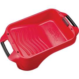 HANDy 7500CC Paint Tray, 9 in W, 1 gal Capacity, Plastic, Red
