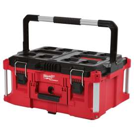 Milwaukee 48-22-8425 Tool Box, 100 lb, Polymer, Red, 22.1 in L x 16.1 in W x 11.3 in H Outside