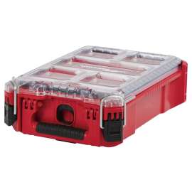 Milwaukee 48-22-8435 Organizer, 75 lb Capacity, 9.72 in L, 15.24 in W, 4.61 in H, 5-Compartment, Plastic, Red
