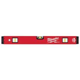 Milwaukee REDSTICK Series MLBX24 Box Level, 24 in L, 3-Vial, Non-Magnetic, Aluminum, Red