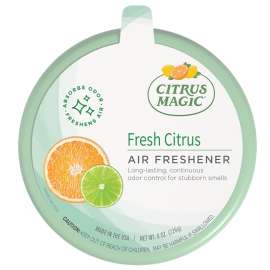 Citrus Magic 616472870 Air Freshener, 8 oz, Fresh Citrus, 350 sq-ft Coverage Area, 6 to 8 weeks-Day Freshness