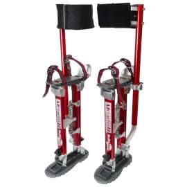 METALTECH I-BMDS1830 Drywall Stilt, 225 lb, 18 in Min H, 30 in Max H, Aluminum