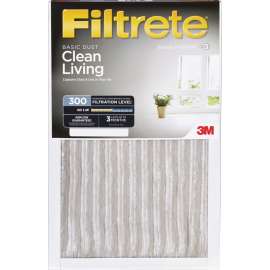 Filtrete 326DC-6 Washable Dust Reduction Filter, 24 in L, 20 in W, 6 MERV, Fiber Filter Media