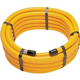 Pro-Flex PFCT-12225 Corrugated Flexible Hose, 1/2 in, 225 ft L, Yellow