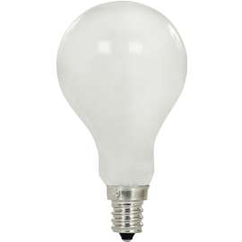 Feit Electric BP40A15C/W/CF Incandescent Lamp, 40 W, A15 Lamp, Candelabra E12 Lamp Base, 2700 K Color Temp