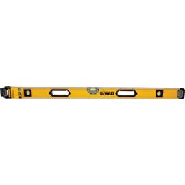 DeWALT DWHT43049 Box Beam Level, 48 in L, 3-Vial, 2-Hang Hole, Magnetic, Aluminum