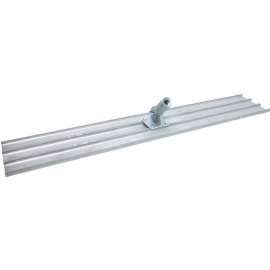 Marshalltown B48 Bull Float with Bracket, 48 in L Blade, 8 in W Blade, Magnesium Blade, Square End Blade