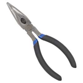 Vulcan PC974-01 Bent Nose Plier, 6 in OAL, 1.6 mm Cutting Capacity, 3.9 cm Jaw Opening, Black Handle, 3/4 in W Jaw