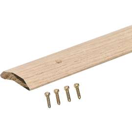M-D 85423 Carpet Trim, 72.13 in L, 2 in W, Hardwood, Unfinished