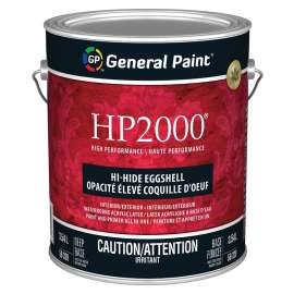 General Paint HP2000 58-329-16 Exterior Paint, Eggshell, Deep Base, 1 gal