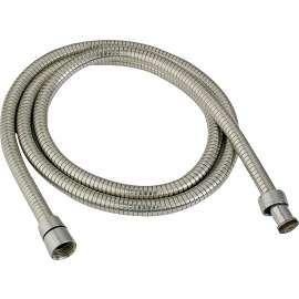 Whedon AF205C Shower Hose, 1/2 in Connection, Female, 59 to 80 in L Hose, Stainless Steel, Chrome Plated