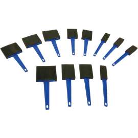 ProSource A3L50112 Paint Brush Set, Low Density, 1, 2, 3 in Brush, 12 -Brush
