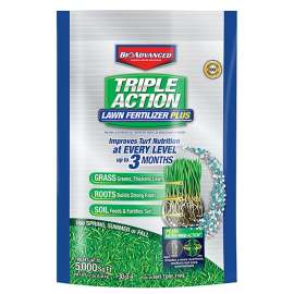 BioAdvanced 709860F Lawn Fertilizer Plus, 12 lb Bag, Granular, 30-0-4 N-P-K Ratio