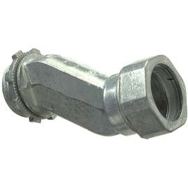 Halex 03907 Offset Connector, 3/4 in, Zinc