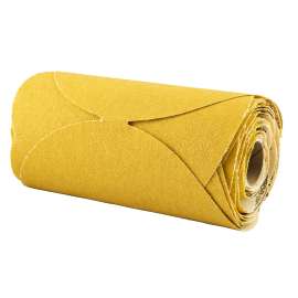 NORTON Stick & Sand 07660749246 Disc Roll, 6 in Dia, Coated, P80 Grit, Coarse, Aluminum Oxide Abrasive, No-Hole