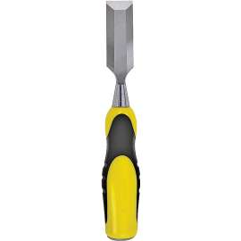 STANLEY 16-324 Chisel, 1-1/2 in Tip, 9-1/4 in OAL, Carbon Steel Blade, Ergonomic Handle