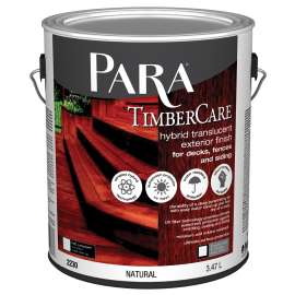 PARA Timbercare 2230 PR0042230-20 Exterior Hybrid Wood Stain, Flat, Satin, Natural Cedar, Liquid