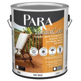 PARA Timbercare 2535 PR0042535-14 Exterior Hybrid Wood Stain, Flat, Satin, Tint Base, Liquid