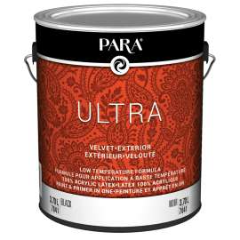 PARA Ultra 7000 PR0047041-16 Exterior Paint, Velvet, Black