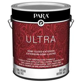 PARA Ultra 7500 PR0047501-16 Exterior Paint, Semi-Gloss, Medium Base
