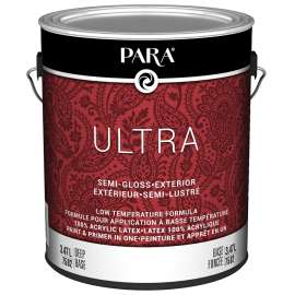 PARA Ultra 7500 PR0047502-16 Exterior Paint, Semi-Gloss, Deep Base