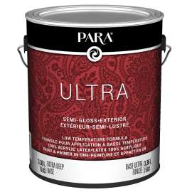 PARA Ultra 7500 PR0047503-16 Exterior Paint, Semi-Gloss, Ultra Deep Base