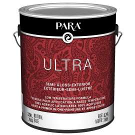 PARA Ultra 7500 PR0047505-16 Exterior Paint, Semi-Gloss, Neutral