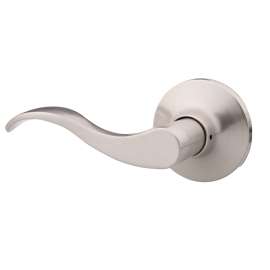 Weiser Safe Lock Layton Series 9SL10000-034 Passage Lever, Levers Lock, Satin Nickel, Residential, Universal Hand