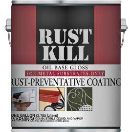 Majic Paints Rustkill 8-6008-1 Enamel, Gloss, Safety Yellow, 1 gal Can